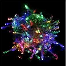 ОЧЕНКА! Гірлянда 100LED 9 м цв. білий дріт (Плохе паковання 2578)