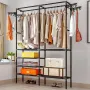Вішак для одягу 86/43/173 Simple Coat Rack Double Row / Вішалка з полицями