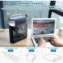 Вентилятор от USB настольный с тремя режимами скорости и регулировкой угла наклона 9418