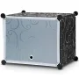 Пластикова складана шафа Storage Cube Cabinet 75х37х145 см Чорний збірний органайзер для одягу