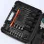 Ударний гайковерт на акумуляторі з додатковими насадками 25 штук і 2 АКБ у кейсі