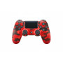 Бездротовий геймпад Червоний камуфляж для PS4 P4 Wireless Controller Bluetooth вібрація