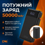 Портативна батарея KPG KPG-507 Power Bank 20000 mAh 22.5W з цифровим дисплеєм