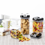 Набір контейнерів для зберігання сипких продуктів Food Storage Container, 6 шт., герметичні пластикові ємності з кришками