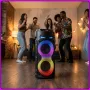 Портативна Bluetooth колонка з RGB-підсвіткою і дротовим мікрофоном ZQS4239S 16W
