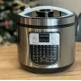 УЦЕНКА! Мультиварка Rainberg RB-6209 Металлик + сітка для фритюру 1000 Вт с 45 программами на 6 л (Вмятина, Плохая упаковка 3538)
