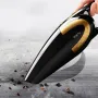 Автомобильный пылесос YANTU E03 Black + Gold 80 Вт НЕРА фильтр