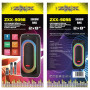 Аккумуляторная акустическая система ZXX-9098 2×8″ / Колонка с LED-подсветкой + 2 беспроводных микрофона