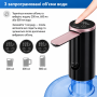 Автоматична помпа для води LY-1081 з USB-зарядкою • Електричний диспенсер Water Dispenser для бутля, дому, офісу