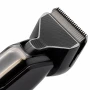 Тример для тварин, LED, USB-C, Kemei KM-1857, Чорний / Бездротова машинка для стрижки собак / Машинка для грумінгу