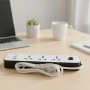 Сетевой удлинитель-разветвитель 3 розетки с USB Type-C, 2м, WL-7, Белый / Удлинитель с USB портами / Сетевой фильтр