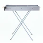 Раскладной мангал переносной 70х70х30см, BARBECUE TRAY 770T, Серебристый