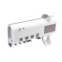Тримач зубних щіток Brush Sterilizer, Білий/Діспенсер для зубної пасти/Уф стерилізатор
