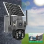 360° Вулична IP-камера TP18 4G Solar PTZ з автономним живленням і SIM-карткою, 6 МП, чорна