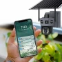360° Вулична IP-камера TP18 4G Solar PTZ з автономним живленням і SIM-карткою, 6 МП, чорна