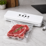 Вакуумний пакувальник RED AN373 для сухих і вологих продуктів, 90 Вт, до 60 кПа, USB, білий