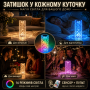 УЦЕНКА! Настольная аккумуляторная лампа с пультом 22см ночник Роза RGB Crystal Rose.(Плохая упаковка 3620)