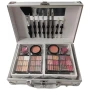 Набір жіночої косметики в подарунковій валізі MC1155 Makeup set Сріблястий