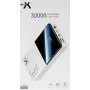 Внешний аккумулятор, повербанк PowerX Q500 белый 30000 mAh с LCD дисплеем, 2×USB