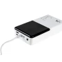 Внешний аккумулятор, повербанк PowerX Q500 белый 30000 mAh с LCD дисплеем, 2×USB