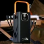 Power Bank Aroimac ARO546 60000 mAh Black Портативное зарядное устройство Aroimac с быстрой зарядкой 22,5W Fast Charge QC3.0, 4 U