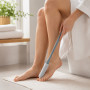 Багатофункціональна щітка для миття ніг 34,5 см, Foot washing brush, Сірий/Щетка для чищення пальців ніг