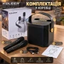 Портативна караоке Bluetooth-колонка Koleer+2 бездротові мікрофони 100 Вт