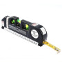 Лазерный уровень c рулеткой и линейкой level meter