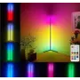 Підлогова кутова RGB-лампа торшер з пультом керування 1,2 м Кутовий підлоговий нічник світильник