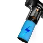УЦЕНКА! Портативный ручной массажёр пистолет с 4 насадками Fascial Gun KH-320 Серый вибрационный пистолет (Плохая упаковка 3270)