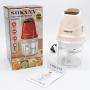 Кухонный измельчитель 250 Вт, Sokany SK-06009 электрический измельчитель для овощей, мяса и зелени, компактный блендер-чоппер