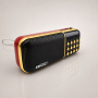 Портативний радіоприймач B851SS з FM-тюнером, LED-дисплеєм, microSD, USB та роз’ємом для навушників