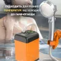 УЦЕНКА! Портативный душ 3.7 В с дисплеем температуры, фильтром и регулировкой напора (Плохая упаковка 3529)