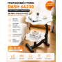 Дворівневий кавовий столик DASH (64230) 40*40*60 см. Журнальний столик. Білий мармур