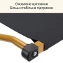 Стул STD-07 складной, металл+ткань В760*Ш500*Д510мм чёрный