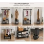 Вішалка підлогова SINGLE-POLE SHOE RACK 107-2 з полицями для взуття
