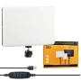 Студийная светодиодная LED лампа RIAS PL-26 23х16см USB