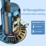 Штатив-стабилизатор Q02 360° с AI отслеживанием лица и движений для смартфона, экшн камеры Управление жестами