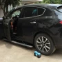 Автомобільний компресор AD 636060 2-поршневий 12 V з набором інструментів для ремонту шин у кейсі, зелений