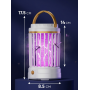 Антимоскітна лампа-ловичка Camping Mosquito Lamp 2 в 1 з нічником, USB Type-C, 5 Вт, 360°, до 20 м2, біла