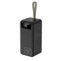 Павербанк повышенной емкости с фонариком и проводами Powerbank TX-80 Torima 80000 mAh