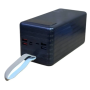 Павербанк повышенной емкости с фонариком и проводами Powerbank TX-80 Torima 80000 mAh