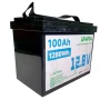 Аккумулятор LiFePO4 12V 100Ah 1280Wh для солнечных панелей и ИБП, Черный / Литиевый аккумулятор / Батарея LiFePO4 12 вольт 100А