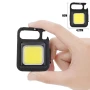 Ліхтарик брелок акумуляторний LED COB з карабіном і магнітом 500 mAh