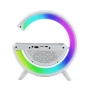 Настольная смарт лампа, ночник BT-3401 RGB Rainbow Light-Wireless Happy Light с Bluetooth колонкой + беспровод