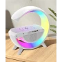 Настольная смарт лампа, ночник BT-3401 RGB Rainbow Light-Wireless Happy Light с Bluetooth колонкой + беспровод