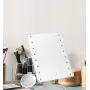 Настільне Дзеркало з підсвіткою Large 16LED Mirror для макіяжу Білий