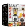 УЦЕНКА! Многофункциональный стационарный блендер Sokany 400Вт с объемом чаши 1.5л SK-148 (Плохая упаковка 3254)