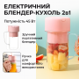 УЦІНКА! Портативний блендер Соковичавниця для соку з трубочкою для смузі (Плохе паковання 2746)