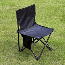 Складане крісло складане для пікніка та риболовлі "Павук" чорний